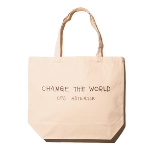 CFS X ASTERISK  "CHANGE THE WORLD" TOTE BAG