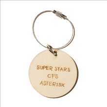 CFS X ASTERISK SUPER STARS KEYCHAIN