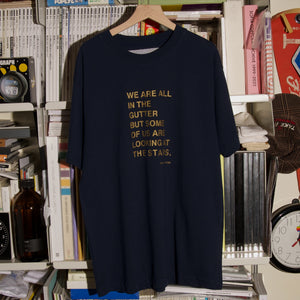 CHEN MIJI "OSCAR WILDE QUOTE" LOGO T-SHIRT