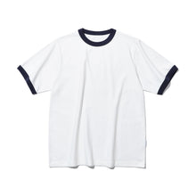 TWO TONE RIBBED COLLAR T-SHIRT