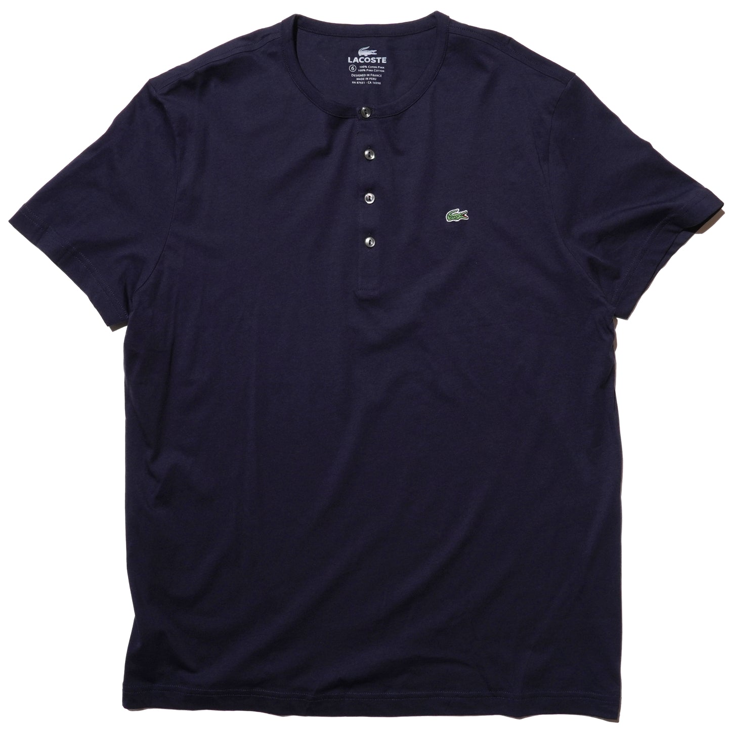 LACOSTE COTTON PIMA T-SHIRT