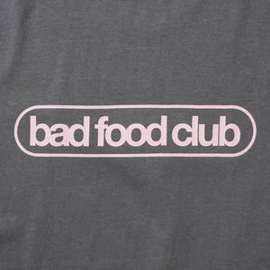 ASTERISK "BAD FOOD CLUB" T-SHIRT (LIGHT GREY)