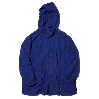 CASEY VIDALENC Indigo Button Down Long Coat