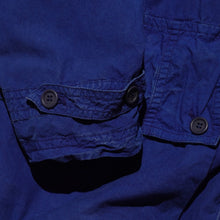 CASEY VIDALENC Indigo Button Down Long Coat