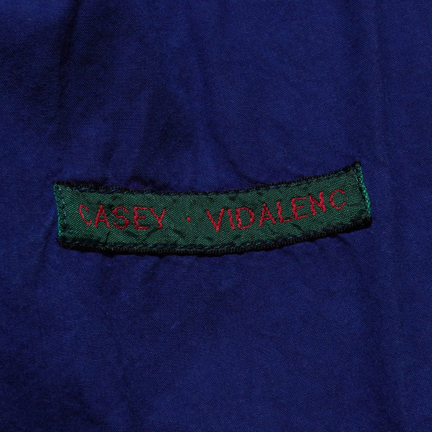 CASEY VIDALENC Indigo Button Down Long Coat