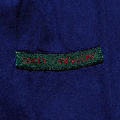 CASEY VIDALENC Indigo Button Down Long Coat