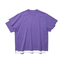 DOUBLE LAYER PATCHED S/S T-SHIRT