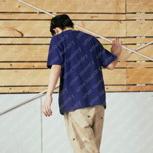 SQUARE PATCHED S/S T-SHIRT(NAVY)