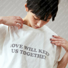 LOVE WILL KEEP US TOGETHER (TEAR US APART) S/S T-SHIRT (3M LOGO)