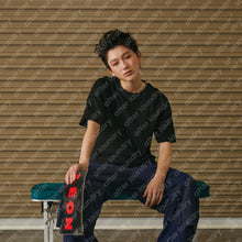 SQUARE PATCHED S/S T-SHIRT(BLACK)