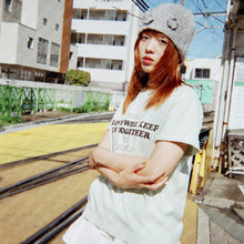 LOVE WILL KEEP US TOGETHER SHORT SLEEVE T-SHIRT (PINK w/ BLACK)