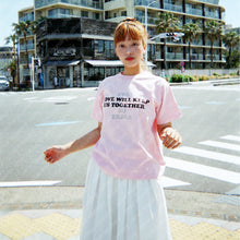 LOVE WILL KEEP US TOGETHER SHORT SLEEVE T-SHIRT (PINK w/ BLACK)