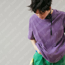 DOUBLE COLLAR S/S T-SHIRT (WASHED PURPLE)