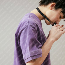 DOUBLE COLLAR S/S T-SHIRT (WASHED PURPLE)
