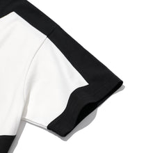 TWO TONE PATCHED SHORT SLEEVE T-SHIRT