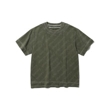 DOUBLE COLLAR S/S T-SHIRT (WASHED OLIVE)
