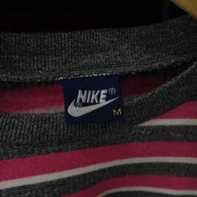 NIKE WOMEN STRIPED SWEATER (GREY W/ PINK)