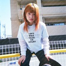 LOVE WILL KEEP US TOGETHER SHORT SLEEVE T-SHIRT (PINK w/ BLACK)
