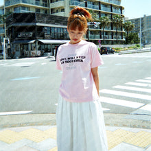 LOVE WILL KEEP US TOGETHER SHORT SLEEVE T-SHIRT (PINK w/ BLACK)