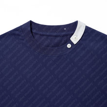 BUTTON S/S T-SHIRT (NAVY)