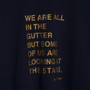 CHEN MIJI "OSCAR WILDE QUOTE" LOGO T-SHIRT