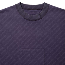 SQUARE PATCHED S/S T-SHIRT(WASHED PURPLE)