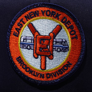 VINTAGE MTA EAST NEW YORK BUS DEPOT SNAPBACK HAT
