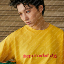 SLEEP DISORDER CLUB S/S T-SHIRT (YELLOW w/ RED)