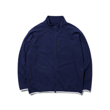 HIGH-NECK COTTON FULL ZIP SWEATSHIRT