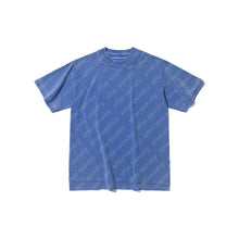 DOUBLE COLLAR S/S T-SHIRT (WASHED BLUE)