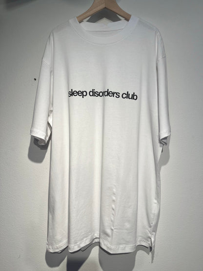 ASTERISK "SLEEP DISORDERS CLUB, 睡眠障害俱樂部" T-SHIRT (WASHED WHITE)