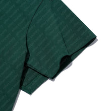 DOUBLE LAYER PATCHED S/S T-SHIRT (GREEN w/ GREY)