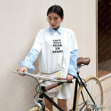LOVE WILL KEEP US TOGETHER SHORT SLEEVE T-SHIRT(WHITE w/ GREEN)