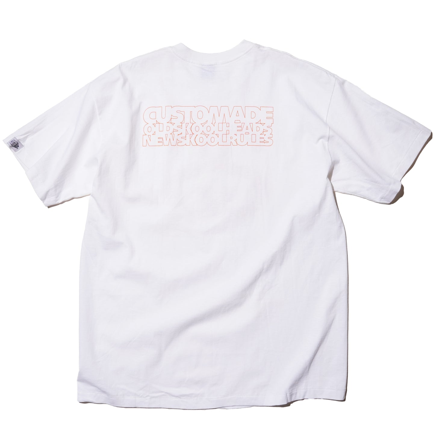 Stüssy CUSTOMADE OLD SKOOL HEADS NEW SKOOL RULES T-SHIRT