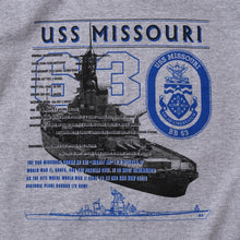 USS MISSOURI BB-63 PERAL HARBOR HAWAII (GREY)