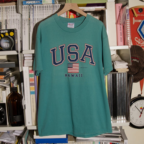 USA HAWAII LOGOTYPE T-SHIRT