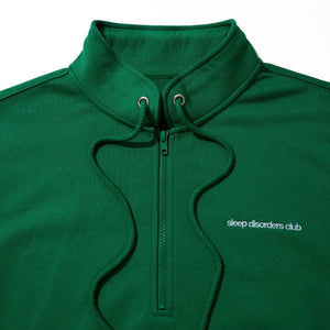 SLEEP DISORDERS CLUB HALF-ZIP SWEATER(GREEN)