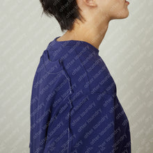 DOUBLE LAYER PATCHED S/S T-SHIRT (NAVY)