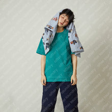 DOUBLE COLLAR S/S T-SHIRT (GREEN)
