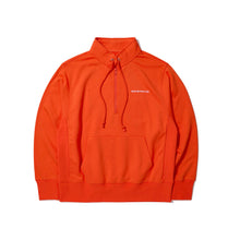 SLEEP DISORDERS CLUB HALF-ZIP SWEATER(ORANGE)