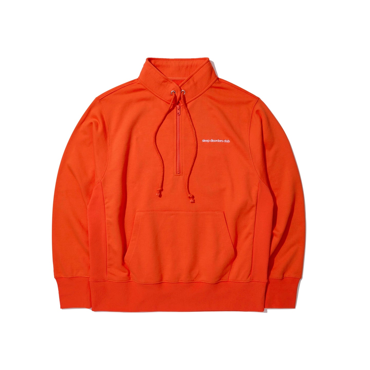 SLEEP DISORDERS CLUB HALF-ZIP SWEATER(ORANGE)