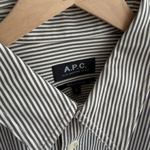 A.P.C  STRIPED PRCKET SHIRT