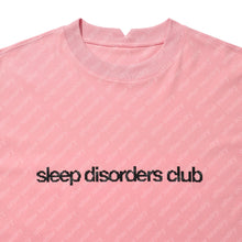 SLEEP DISORDER CLUB S/S T-SHIRT (PINK)