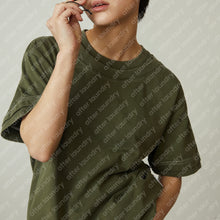 DOUBLE COLLAR S/S T-SHIRT (WASHED OLIVE)