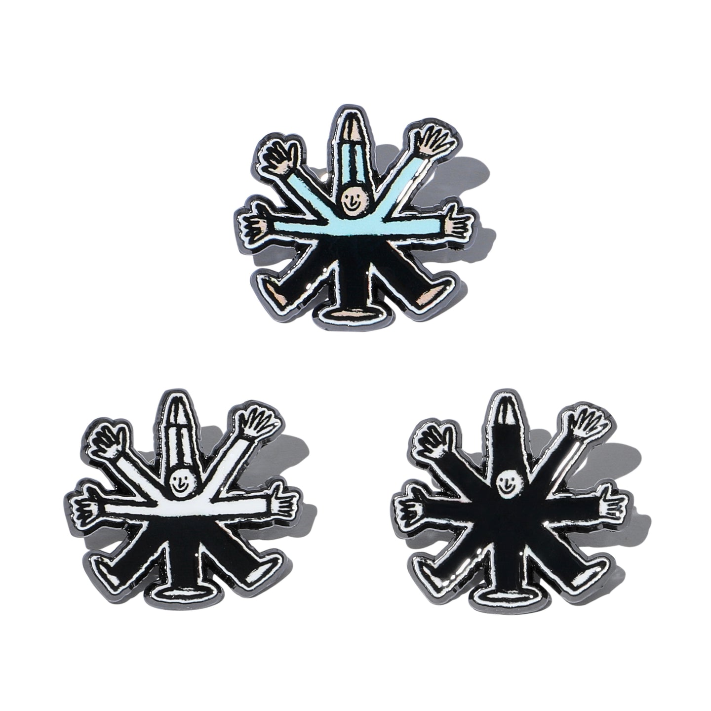 ASTERISK LOGO PIN BY JEAN JULLIEN