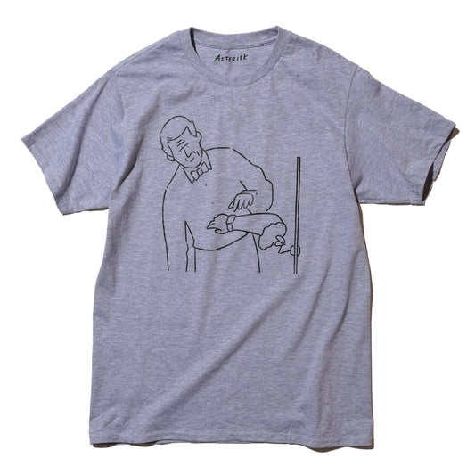 YU NAGABA GRAPHIC T-SHIRT (GREY)