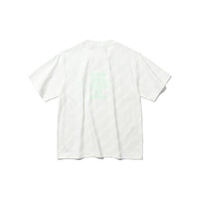 LOVE WILL KEEP US TOGETHER (TEAR US APART) S/S T-SHIRT (WHITE w/ NEON GREEN)