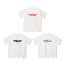 LOVE WILL KEEP US TOGETHER SHORT SLEEVE T-SHIRT(WHITE w/ GREEN)