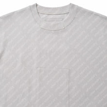 SQUARE PATCHED S/S T-SHIRT(GREY)
