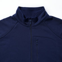 HIGH-NECK COTTON FULL ZIP SWEATSHIRT